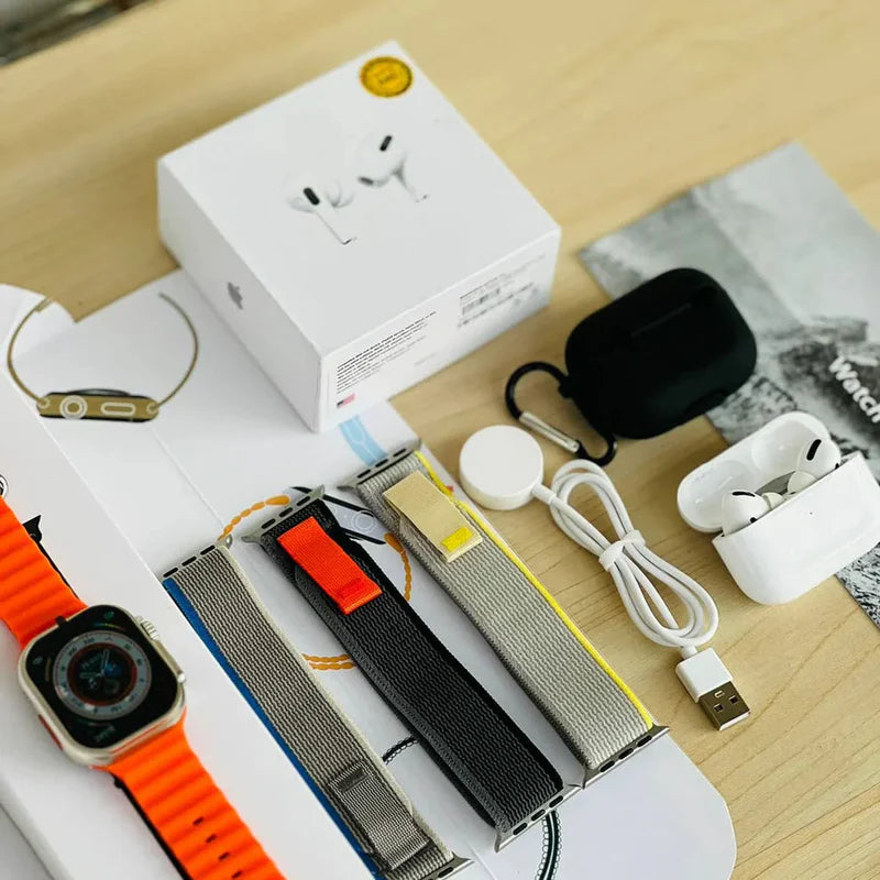 Watch Ultra + Airpods 2nd Gen. Combo(6 Months Warranty)