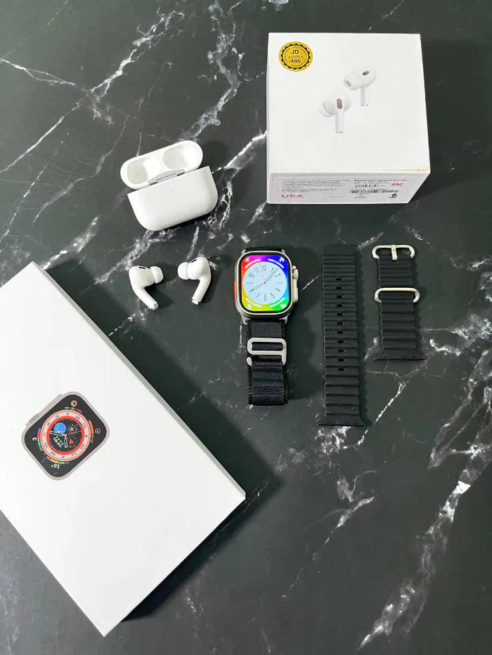 Watch Ultra + Airpods 2nd Gen. Combo(6 Months Warranty)